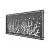 Panou decorativ din tabla otel debitat laser si teava TRS sudata, model M162 LXX, grosime 3 mm dimensiune 1000x2000 mm