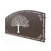 Panou decorativ din tabla otel debitat laser si teava TRS sudata, model M105 ARCO LXX, grosime 3 mm dimensiune 1000x2000 mm