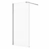 Panou dus sticla transparenta WI006-6TC, grosime stilca 6 mm, 90x200 cm, walk-in, profile aluminiu cromat