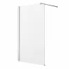 Panou dus sticla transparenta WI006-6TC, grosime stilca 6 mm, 100x200 cm, walk-in, profile aluminiu cromat