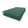 Panou gard bordurat plastifiat verde premium diametru fir 4,2 mm dimensiune 1500x2500 mm