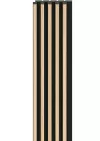 Panou riflaj LINERIO S-LINE NATURAL BLACK STRIPES 2650 x 122 x 12 mm