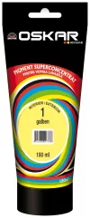 Pigment Oskar pentru vopsea lavabila 1 galben 180 ml