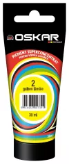 Pigment Oskar pentru vopsea lavabila 2 galben lamaie 30 ml