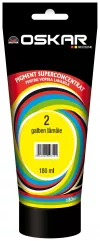 Pigment Oskar pentru vopsea lavabila 2 galben lamaie 180 ml
