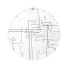 Plafoniera rotunda, Tetrix, diametru 30 cm, Klausen LY 6069
