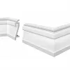 Plinta de interior HF-3 cu canal pentru banda LED, dimensiuni 22 x 109 x 2000 mm