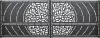 Poarta mare din tabla de otel debitat laser si teava TRS sudata, model M204 LXX, grosime 3 mm dimensiune 4000x1600 mm