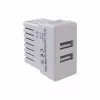 Priza modulara 2xUSB alb 04853 Stil