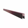 Profil U pentru gard rectangular, grosime tabla 0,50 mm, dimensiuni 35x21 mm, RAL 3005MPR, visiniu super-poliester, lungime variabila