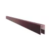 Profil U pentru gard rectangular, grosime tabla 0,50 mm, dimensiuni 35x21 mm, RAL 3005MS, visiniu mat structurat, lungime variabila