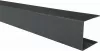 Profil U pentru jaluzea de gard Rufster ZT125, grosime tabla 0,45mm, dimensiuni 30 x 40 mm, RAL 7016 MS, gri-grafit mat structurat, lungime variabila, vopsit pe ambele fete