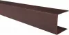 Profil U pentru jaluzea de gard Rufster ZT125, grosime tabla 0,45mm, dimensiuni 30 x 40 mm, RAL 8017 MS, maro mat structurat, lungime variabila, vopsit pe ambele fete