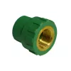 Racord din PPR, diametru D20X1/2 FI, culoare verde