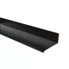 Racord perete Rufster Premium 0,5 mm grosime 9005 MS negru mat structurat