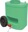 Rezervor din polipropilena cu robinet, volum 15 l, culoare verde, model SP15-424