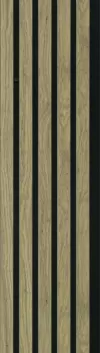 Riflaj MDF acustic, 300 x 2600 mm, culoare stejar, 0.78 m2