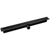 Rigola pentru dus slim, negru Laveo 50 cm COS 750D