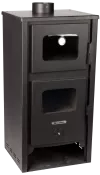 Semineu pe Lemne Evotools Plus, 12 kW, cuptor, termometru