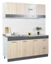 Set bucatarie PAL Sarona 01, 160.01 cm, sonoma/antracit