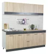 Set bucatarie PAL Sarona 01, 200 cm, sonoma/antracit