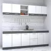 Set bucatarie PAL Sarona 01, 220 cm, alb/antracit