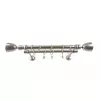 Set galerie metalica 25/16MM Dubla  240CM INOX
