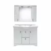 Set mobilier de baie Anca 100 alb vintage