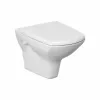 Set vas WC suspendat Carina 550 Clean On + capac duroplast K701-03