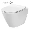 Set WC suspendat Cersanit K701-104 CITY OVAL, clean-on cu capac slim soft-close