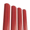 Sipca pentru gard Rufster grosime 0.60 mm caramiziu lucios RAL 3009 pe ambele fete inaltime variabila