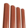 Sipca pentru gard Rufster grosime 0.60 mm finisaj maro cupru lucios RAL 8004 pe ambele fete inaltime variabila