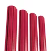 Sipca pentru gard Rufster grosime 0.60 mm finisaj rosu lucios RAL 3011 pe ambele fete inaltime variabila