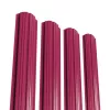 Sipca pentru gard Rufster grosime 0.60 mm finisaj visiniu lucios RAL 3005 pe ambele fete inaltime variabila