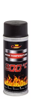 Spray vopsea pentru temperaturi inalte, negru mat, RAL 9011, 400 ml