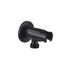 Suport incastrat pentru para de dus, Black NPX 7600, culoare neagra