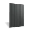 Tabla arhitecturala Rufster R8A Selena Eco 0,45 mm grosime 9005 negru lucios