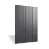 Tabla arhitecturala Rufster R8A Selena Extra 0,55 mm grosime 9005 MPR negru super poliester