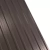 Tabla cutata Rufster R12A Extra 0,55 mm grosime 8019 MPR maro-grafit super-poliester 1 m