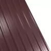 Tabla cutata Rufster R12A Super 0,60 mm grosime 8017 PUR maro 1 m