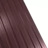 Tabla cutata Rufster R12F Extra 0,55 mm grosime 8017MPR maro super poliester 1 m