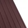 Tabla cutata Rufster R18A Eco 0,45 mm grosime 8017MS maro mat structurat 1 m