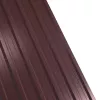 Tabla cutata Rufster R18A Extra 0,55 mm grosime 8017MPR maro super poliester 1 m