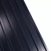 Tabla cutata Rufster R18A Extra 0,55 mm grosime 9005 MPR negru super-poliester 1 m