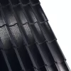 Tigla metalica Rufster Aqua 3D Extra 0,55 mm grosime 9005 MPR negru super-poliester 2.2 m