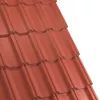 Tigla metalica Rufster Celesta Eco 0,45 mm grosime  8004 MS maro-cupru mat structurat 2.13 m