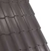 Tigla metalica Rufster Nova Extra 0,55 mm grosime 8019 MPR maro-grafit super-poliester 2.13 m