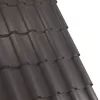 Tigla metalica Rufster Nova Premium 0,5 mm grosime 8019 MS maro-grafit mat structurat 2.13 m