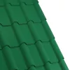 Tigla metalica Rufster Terra Eco 0,45 mm grosime 6005 MS verde mat structurat 2.22 m