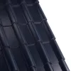 Tigla metalica Rufster Terra Premium 0,5 mm grosime 9005 MS negru mat structurat 2.22 m